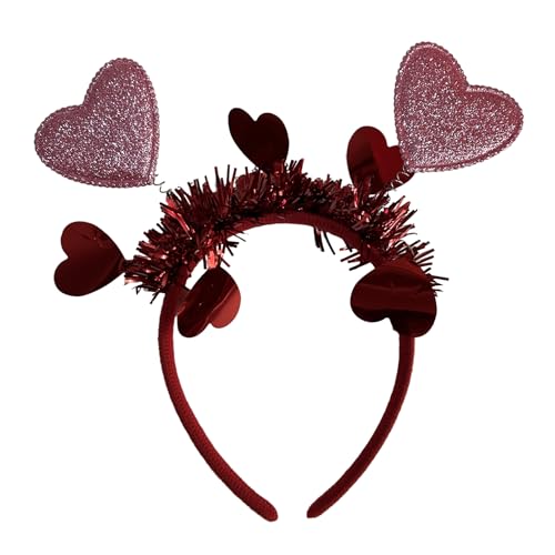 Asukohu Leichtes Valentinstag Stirnband Glitzer Feiertagshaarzubehör Party Heubekleidung Verleiht Festival Outfits Süßer Spaß Asukohu Leichtes Valentinstag Stirnband Glitzer Feiertagshaarzubehör Party Heubekleidung Verleiht Festival Outfits Süßer Spaß von Asukohu