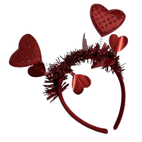 Asukohu Leichtes Valentinstag Stirnband Glitzer Feiertagshaarzubehör Party Heubekleidung Verleiht Festival Outfits Süßer Spaß Asukohu Leichtes Valentinstag Stirnband Glitzer Feiertagshaarzubehör Party Heubekleidung Verleiht Festival Outfits Süßer Spaß von Asukohu
