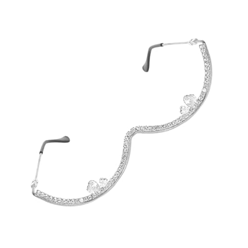 Asukohu Mode Strasssteine besetzt Brille Metall Rahmen Festivals Kostümgläser Für Anime Event Und Themen Nacht Schimmernde Partybrille Asukohu Mode Strasssteine besetzt Brille Metall Rahmen Festivals Kostümgläser Für Anime Event Und Themen Nacht Schimmernde Partybrille von Asukohu