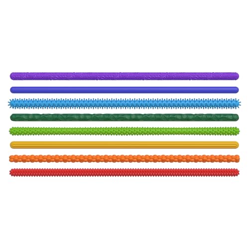 Asukohu Neuheit Gadget Strukturierte Sensorische Stick Farbenfrohe Zappel Für Schüler Druck Release Kreative Sensorische Aktivität Spezielle Bedürfnisse Spielzeug Spielzeug von Asukohu