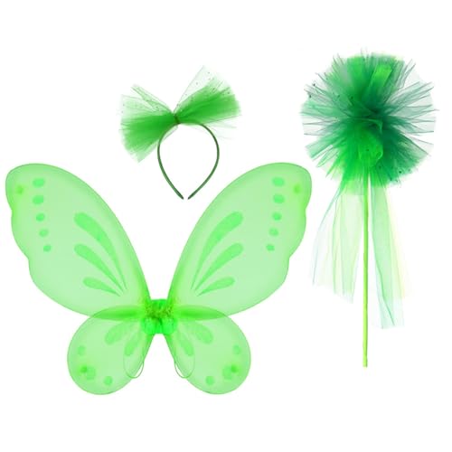 Asukohu Schmetterlings-Flügel-Kostüm für Kinder, mit Stirnband und Zauberstab, für Mädchen, Cosplay, Party, Halloween, Weihnachten, Geburtstag, Halloween, bunt, Schmetterlingsflügel Asukohu Schmetterlings-Flügel-Kostüm für Kinder, mit Stirnband und Zauberstab, für Mädchen, Cosplay, Party, Halloween, Weihnachten, Geburtstag, Halloween, bunt, Schmetterlingsflügel von Asukohu