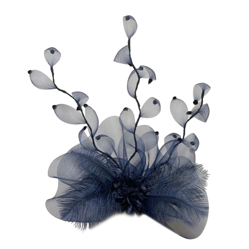 Asukohu Stilvoller Damen-Kopfschmuck für Hochzeitsgäste, Bühnenauftritte, Kopfbedeckung für besondere Anlässe, besondere Anlässe von Asukohu