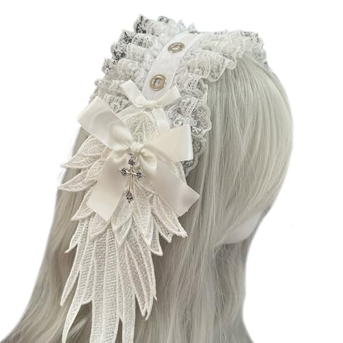 Asukohu Verstellbarer Punk Kopfschmuck Bequemer Flügel Kopfstück Einzigartige Haarbandzubehör Für Partys Und Performances Asukohu Verstellbarer Punk Kopfschmuck Bequemer Flügel Kopfstück Einzigartige Haarbandzubehör Für Partys Und Performances von Asukohu