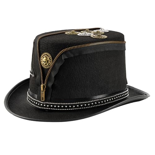 Asukohu Victorian Top Hat Punk Dark Serie Mit Metal Gear Cosplay Accessoire Kopfbedeckung Für Kostümverkleidungsrequisiten Kostüm Asukohu Victorian Top Hat Punk Dark Serie Mit Metal Gear Cosplay Accessoire Kopfbedeckung Für Kostümverkleidungsrequisiten Kostüm von Asukohu