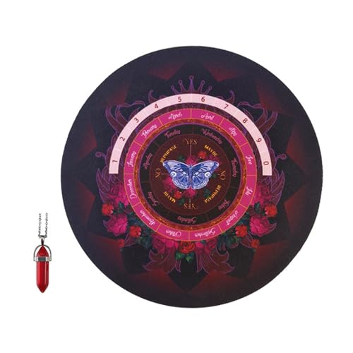 Asukohu Wahrsagungsmatte Mit Kristallwünscheln Der Wahrsagerei Halskette Gummi Wahrsagungsmatte Für Parteibrettspiel Für Tabletop Gaming Asukohu Wahrsagungsmatte Mit Kristallwünscheln Der Wahrsagerei Halskette Gummi Wahrsagungsmatte Für Parteibrettspiel Für Tabletop Gaming von Asukohu