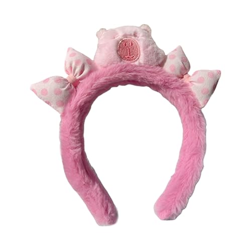Cartoon Capibara Stirnband Cosplay Kostüm Hairhoop Geburtstag Party Requisiten Gesicht Waschen Plüsch Haarband Frauen Mädchen Zubehör Plüsch Haarschmuck Cartoon Capibara Stirnband Cosplay Kostüm Hairhoop Geburtstag Party Requisiten Gesicht Waschen Plüsch Haarband Frauen Mädchen Zubehör Plüsch Haarschmuck von Asukohu