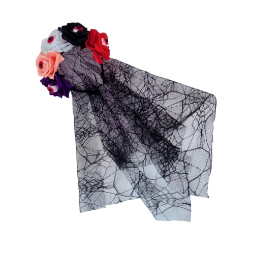 Halloween-Blumen-Haarbänder für Damen, realistischer Augapfel-Blumen-Haarschmuck für Kostümpartys, Halloween, Stirnband für Frauen Halloween-Blumen-Haarbänder für Damen, realistischer Augapfel-Blumen-Haarschmuck für Kostümpartys, Halloween, Stirnband für Frauen von Asukohu