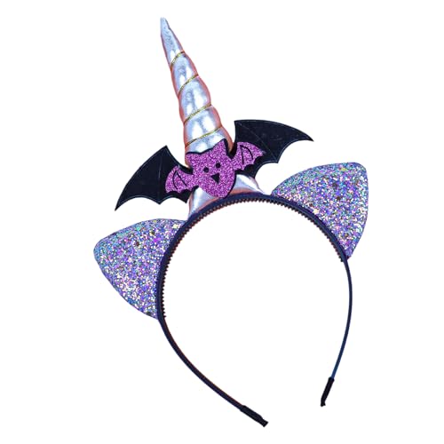 Horn, modischer Kopfreifen, festliches Haarschmuck, vielseitiges Styling-Werkzeug für Kinder und Erwachsene, Foto-Requisiten, Halloween-Haarbänder für Frauen Horn, modischer Kopfreifen, festliches Haarschmuck, vielseitiges Styling-Werkzeug für Kinder und Erwachsene, Foto-Requisiten, Halloween-Haarbänder für Frauen von Asukohu