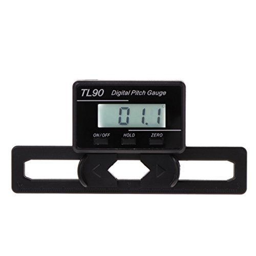 Professionelles Messgerät TL90 Digital LCD Hintergrundbeleuchtung Display Winkelmesswerkzeug Messlineal Abschrägung Höhe Tiefe Winkel Winkelmesser Azimut Faltbarer Marker Tester Locator Base von Asukohu