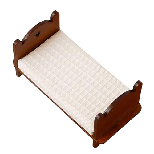 Schlafzimmer Einzelbett Miniatur Möbel Modell Zubehör Rollenspiel Einrichtung Blumenblatt Puppenhäuser Puppenhäuser Möbel Schlafzimmer Einzelbett Miniatur Möbel Modell Zubehör Rollenspiel Einrichtung Blumenblatt Puppenhäuser Puppenhäuser Möbel von Asukohu