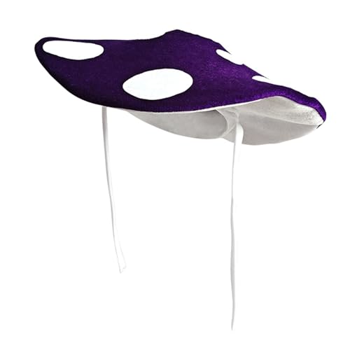 Verstellbarer Gurt Pilz Kostümhut Kreative Kopfbedeckung Für Adult Kids Theatre Performances Festival Gathering Requisiten Pilzhut von Asukohu