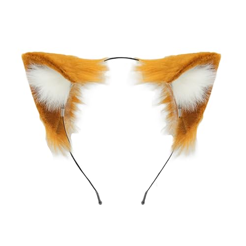 Verstellbares, weiches Plüsch-Katzenohr-Haarband, biegbar, Anime-Ohr-Haarreif für Rollenspiele, Veranstaltungen, Halloween, Karneval, Feiern, Rollenspiele, Haar-Accessoire Verstellbares, weiches Plüsch-Katzenohr-Haarband, biegbar, Anime-Ohr-Haarreif für Rollenspiele, Veranstaltungen, Halloween, Karneval, Feiern, Rollenspiele, Haar-Accessoire von Asukohu