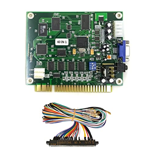 Asyduey 60 in 1 Arcade Game Board Arcade Game Board Horizontal mit 28P Kabel VGA Ausgang für Jamma Arcade Asyduey 60 in 1 Arcade Game Board Arcade Game Board Horizontal mit 28P Kabel VGA Ausgang für Jamma Arcade von Asyduey