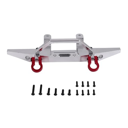 Asyduey Metall Front Stoß Stange füR MN D90 D91 D96 MN90 MN99S 1/12 RC Auto Upgrade Teile ZubehöR, Silber Asyduey Metall Front Stoß Stange füR MN D90 D91 D96 MN90 MN99S 1/12 RC Auto Upgrade Teile ZubehöR, Silber von Asyduey