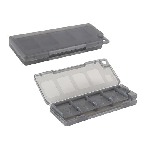 Asyduey Schwarzes Etui Fuer 8 Spielkarten und 2 Speicherkarten von von Asyduey