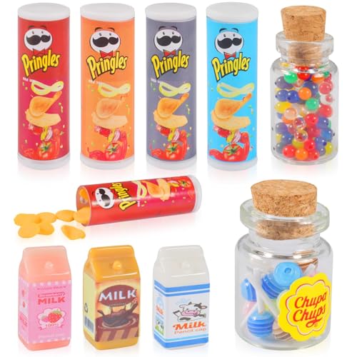 9 Stück Miniatur Lebensmittel Wichtel, Miniatur Essen und Trinken, Miniatur Puppenhaus Wichtel Zubehör Küche, 1/12 Lebensmittel Set Mini Food Deko Weihnachten aus Kunststoff 9 Stück Miniatur Lebensmittel Wichtel, Miniatur Essen und Trinken, Miniatur Puppenhaus Wichtel Zubehör Küche, 1/12 Lebensmittel Set Mini Food Deko Weihnachten aus Kunststoff von AsyinXson