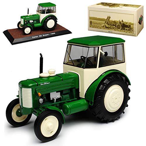 Zetor 50 Super 1966 Traktor Grün Beige 1/32 Atlas Modell Auto von AtIas