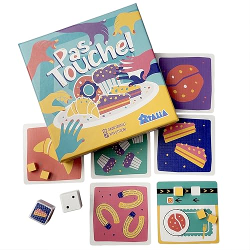 Atalia - Pas Touche! - Jeu d'ambiance et de rapidité - Défis Pour Tous les niveaux - Facile à apprendre - Français - 2 à 6 joueurs - 210499 von Atalia