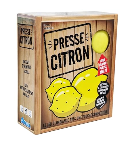 Atalia | Zitronenpresse – lustiges und schnelles Gesellschaftsspiel | 4 Spieler und mehr | ab 12 Jahren | Herausforderungen und verrückte Lachen Atalia | Zitronenpresse – lustiges und schnelles Gesellschaftsspiel | 4 Spieler und mehr | ab 12 Jahren | Herausforderungen und verrückte Lachen von Atalia