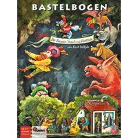 Die Bremer Stadtmusikanten Bastelbogen Räuber von Atelier Color