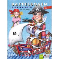 Piratenschiff Bastelbogen mit Piraten und Schatz zum Spielen Piratenschiff Bastelbogen mit Piraten und Schatz zum Spielen von Atelier Color