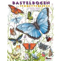 Schmetterlinge Bastelbogen 7 große Falter zum Basteln & Aufhängen aus Papier Schmetterlinge Bastelbogen 7 große Falter zum Basteln & Aufhängen aus Papier von Atelier Color