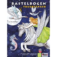 Traumfänger basteln aus Papier Bastelbogen fliegende Tiere, Elfe, Fee von Atelier Color