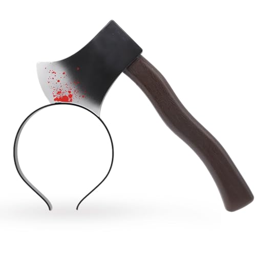 Athem Halloween Kopfschmuck, Axt Haarreif mit Blut für Halloween Zombie Kostüm, Halloween Kostüm Deko Accessoires für Kinder, Erwachsene, Damen, Herren Athem Halloween Kopfschmuck, Axt Haarreif mit Blut für Halloween Zombie Kostüm, Halloween Kostüm Deko Accessoires für Kinder, Erwachsene, Damen, Herren von Athem