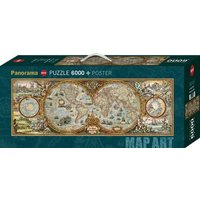 Heye - Panoramapuzzle 6000 Teile - Hemisphere Map Heye - Panoramapuzzle 6000 Teile - Hemisphere Map von Athesia