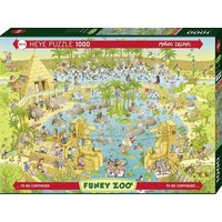 Heye - Standardpuzzle 1000 Teile - Degano Zoo Nile Habitat Heye - Standardpuzzle 1000 Teile - Degano Zoo Nile Habitat von Athesia