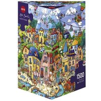 Heye - Triangularpuzzle - Happytown, 1500 Teile Heye - Triangularpuzzle - Happytown, 1500 Teile von Athesia