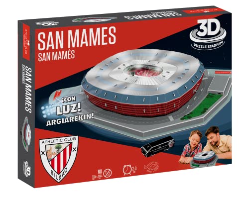 Athletic Club 14085 EF-14085 3D-Puzzle mit Licht Stadion San Mamés, Farbig von Athletic Club