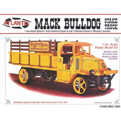 Atlantis - 1/24 Mack Bulldog Stake Truck, 1926 - Plastikmodellbausatz von Atlantis Models