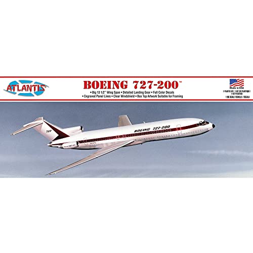 1/96 Boeing 727-200 Boeing Prototype Markings. Plastikmodellbausatz eines US-Amerikanischen Airliners. von Atlantis