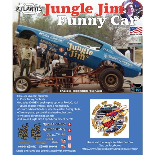 1/25 1971er Jungle Jim Camarao Fun Car von Atlantis