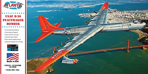 1/184 B-36 Prop Jet Peacemaker mit Drehständer von Atlantis