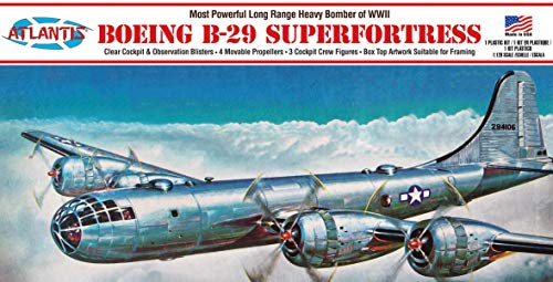 Atlantis - 1/120 Boeing B-29 Superfortress mit Ständer - Plastikmodellbausatz von Atlantis