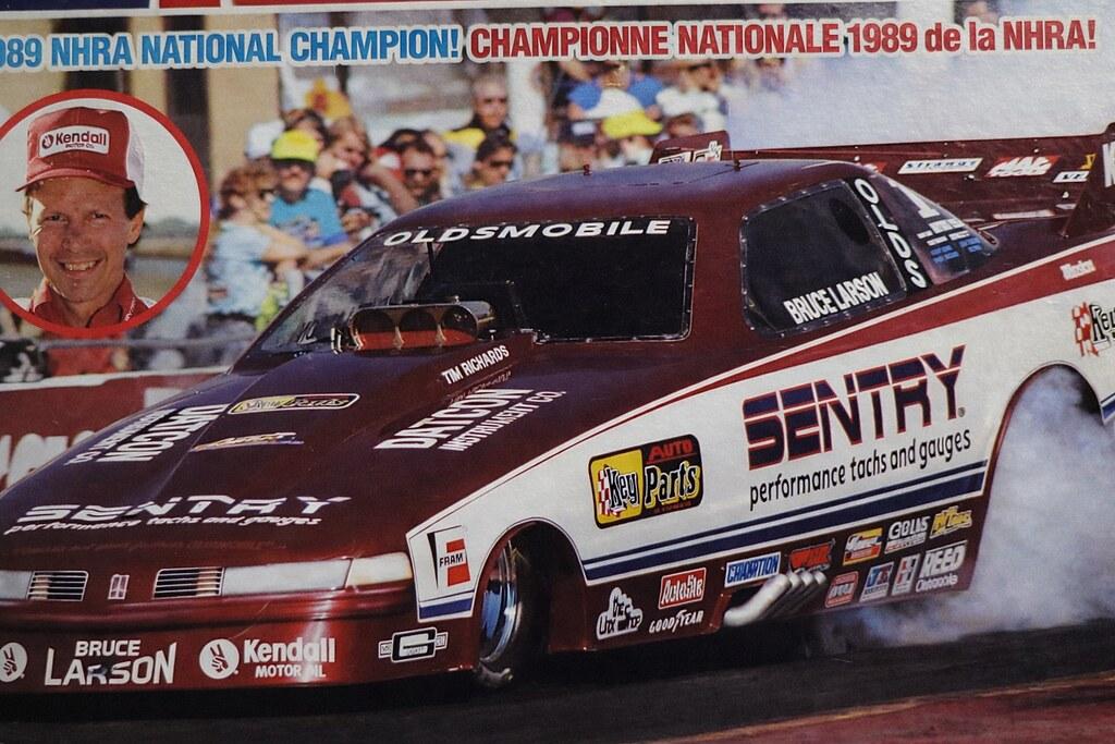 Bruce Larsons Sentry 1989 Oldsmobile Funny Car von Atlantis