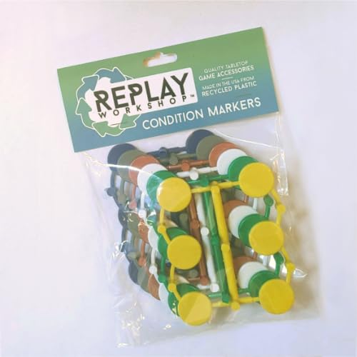 Condition Markers for Tabletop RPG, 36 Stück, 2,5 cm Durchmesser, Made in USA von Atlas Games