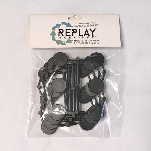 Replay Workshop Miniatur-Sockel aus recyceltem Kunststoff, rund, 2,5 cm Replay Workshop Miniatur-Sockel aus recyceltem Kunststoff, rund, 2,5 cm von Atlas Games