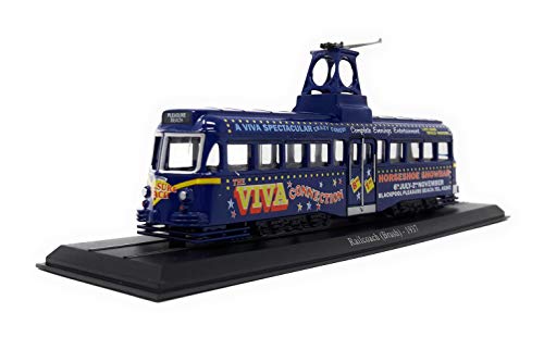 Atlas Straßenbahn Railcoach Blackpool Brush Tram 1937 Standmodell ohne Funktion Miniaturmodell Metall 1:76 von Atlas Limited Edition