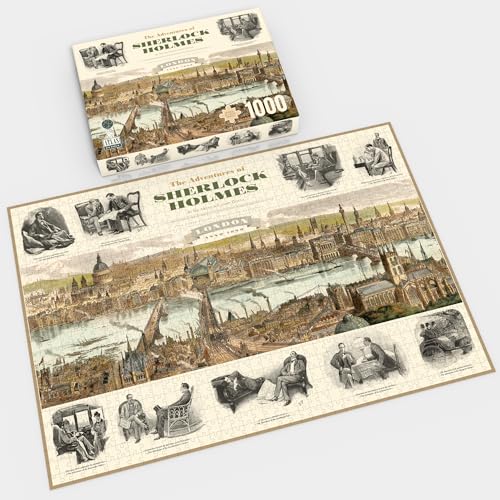 Atlas Puzzle 1000 Teile - Sherlock in London - The Adventures of Sherlock Holmes - Sir Arthur Conan Doyle Atlas Puzzle 1000 Teile - Sherlock in London - The Adventures of Sherlock Holmes - Sir Arthur Conan Doyle von Atlas Puzzle