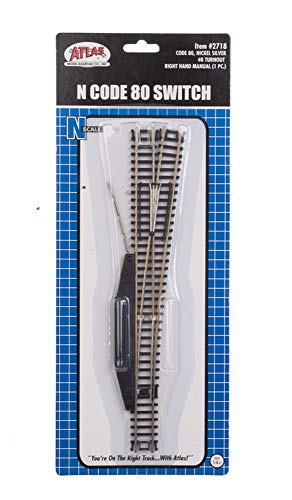 Atlas 2718 Code 80 Standard No.8 Right Hand Manual Turnout von Atlas
