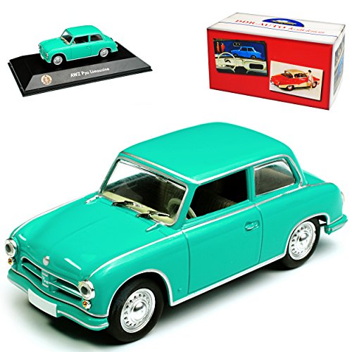 Atlas AWZ P70 Limousine Grün Türkis 1955-1959 1/43 Modell Auto Atlas AWZ P70 Limousine Grün Türkis 1955-1959 1/43 Modell Auto von atlas editions
