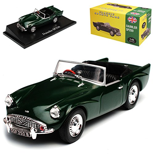 Atlas Daimler SP250 Jaguar Dunkel Grün 1959-1964 1/43 Norev Modell Auto von Atlas