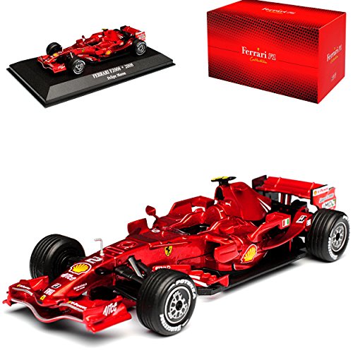 Atlas Ferrari F2008 Felippe Massa 2008 Formel 1 1/43 Modell Auto mit individiuellem Wunschkennzeichen von Atlas