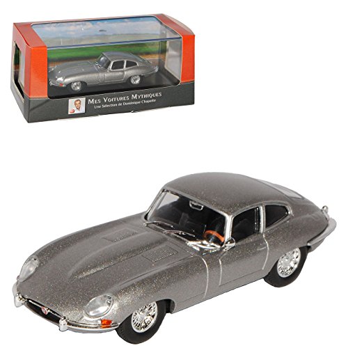 Atlas Jaguar E-Type Coupe Silber Grau 1961-1974 mit Sockel und Vitrine 1/43 Modell Auto Atlas Jaguar E-Type Coupe Silber Grau 1961-1974 mit Sockel und Vitrine 1/43 Modell Auto von atlas editions
