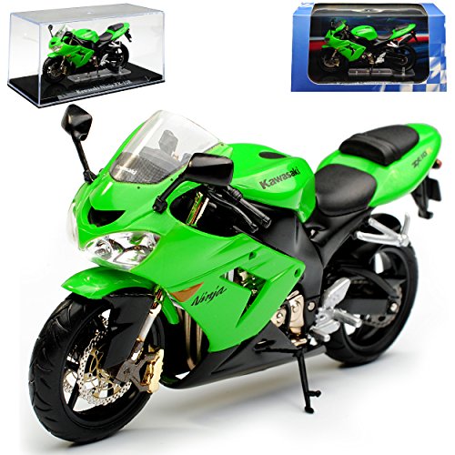 Atlas Kawasaki Ninja ZX-10R Grün mit Sockel und Vitrine 1/24 Modell Motorrad mit individiuellem Wunschkennzeichen Atlas Kawasaki Ninja ZX-10R Grün mit Sockel und Vitrine 1/24 Modell Motorrad mit individiuellem Wunschkennzeichen von atlas editions