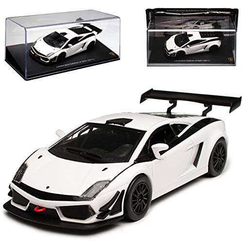 Atlas Lamborgihini Gallardo LP600+ Weiss Coupe 2011 1/43 Modell Auto von Atlas