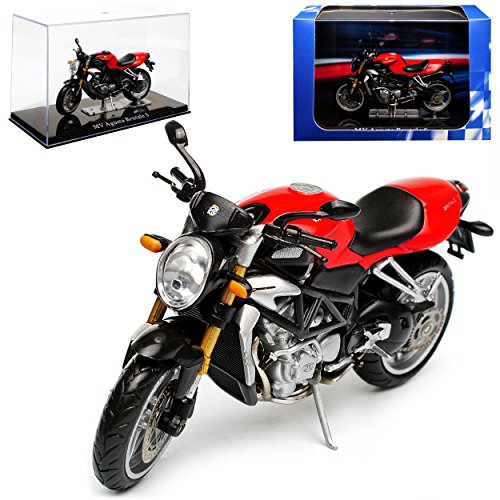 Atlas MV Agusta Brutale S Rot Schwarz mit Sockel und Vitrine 1/24 Modell Motorrad mit individiuellem Wunschkennzeichen Atlas MV Agusta Brutale S Rot Schwarz mit Sockel und Vitrine 1/24 Modell Motorrad mit individiuellem Wunschkennzeichen von atlas editions